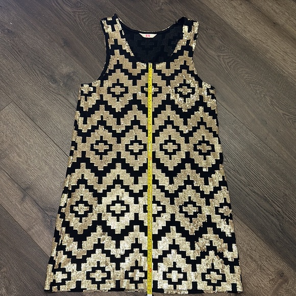 Sass & Bide Black and Gold "Playman" Cocktail Dress - Picture 15 of 16